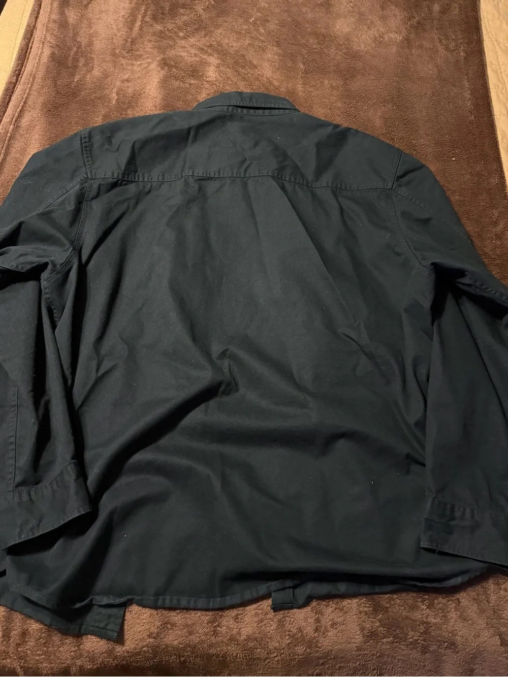 Levi's Black Long-Sleeve Button Down Shirt